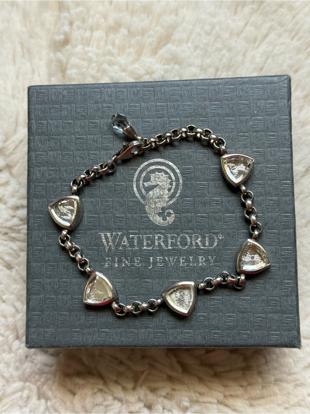 Waterford Limited Edition 2000- Five Toasts Bracelet EUC